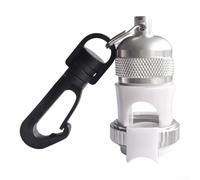Quick Release Magnetic Regulator Clip For Scuba Diving, Secure For Octopus Hose Holder With 4Kg Strength, Lightweight Aluminum Alloy And Stainless Steel Dive Buckle(Silver-gray)