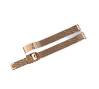 Quick Release Milanese Loop Watch Strap 10 12 14 16 18 20 22 MM Compatible With DW,304 Stainless Steel Band Width(Rose gold,24mm)