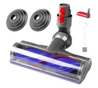 Quick Release Motor Head with Ball Wheel Anti-Tangle Floor Brush, Compatible for Dyson, V7 V8 V10 V11 V15, Vacuum Cleaner Replacement Attachment Parts Set