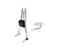 Quick Release Motorcycle Backrest Sissy Bar Fit For Harley Touring 1997-2008 Road King Electra Glide Street Glide CVO Air Filter Set Air Intake Filter(Chrome Set)