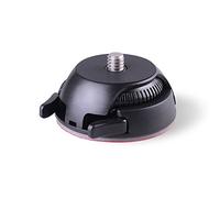 Quick Release Mount Holder Including Buckle + Flat and Curved Base Adhesive Tape Replacement for Gear 360 Camera Theta S/SC/M15 & Sports Action Panoramic Camera w/ 1/4