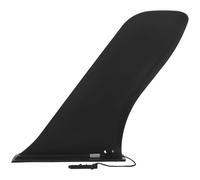 Quick Release Nylon Surfboard Fin for Longboard and Paddle Board | Black Streamlined Plastic Design, Balances Steering Maneuvers, Easy Install for Surfing Beginners and Sup Riders