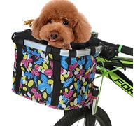Quick Release Oxford Fabric Handlebar Basket with Aluminum Frame - 36x30x28cm - Lightweight 780g - Includes 2 Support Bars - Colors A/B/C - Convertible to Handbag