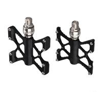 Quick Release Pedals with Advanced DU Sealed Bearings for Brompton Folding Bike Performance (Black)