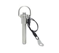 Quick release pin 1pc 12mm Diameter Stainless Steel Spring Ball-lock Pin, Quick-Release with Anti-lost Lanyard(12x80mm)