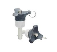 Quick Release Pin, 1pc 5mm/6mm Diameter Corrosion Stainless Steel Quick-Release Spring Ball-lock Pin, Index for Ships and Yachts(6x55mm)
