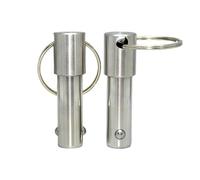Quick Release Pins 1Pcs Diameter 6mm To 16mm Quick Release Pin Pull Ring Spring Ball Lock Stainless Steel(BLPFS-10mm,Usable Length 55mm)