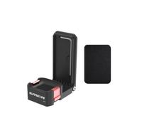 Quick-Release Powerful Magnetic Mount for DJI Osmo Pocket 4 Pro/4/3 Camera 180° Adjustable Stable Stand with 1/4-Inch Adapter and Anti-slip Rubber Pad and Metal Plate (Black)