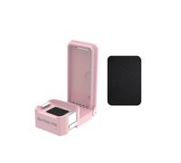 Quick-Release Powerful Magnetic Mount for DJI Osmo Pocket 4 Pro/4/3 Camera 180° Adjustable Stable Stand with 1/4-Inch Adapter and Anti-slip Rubber Pad and Metal Plate (Pink)