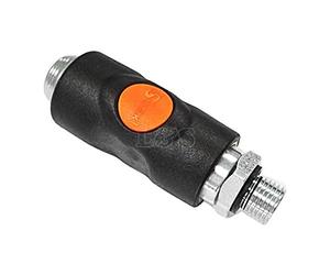 Quick Release Prevost Male Threaded Safety Coupling - 1/4" BSP