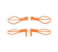 Quick Release Prop Strap Guard for DJI for mini 5 Pro: ABS Fixator with Foldable Landing Gear Legs - Orange(Orange)