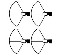 Quick Release Propellers Guard for Lito, AntiCollision and Vibrations Reduction Propellers Protections Rings Protective Rings