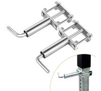 Quick Release Pull Pins for RV Fifth Wheel Landing Gear - 2-Pack Heavy-Duty Zinc-Plated Alloy Steel Clamps, Compatible with LC308287, 3/8" Standard Size