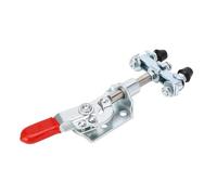 Quick Release Push Pull Clamp, Left Right Push Pull Toggle Clamp, Iron Dual Head Quick Release Clamp, Stable Clamping Force for, Toggle Clamps