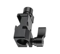 Quick Release Rails Clamp With 15mm Single Rod Holder Fits Rails And 15mm Rod Pipe Camera Photography Accessories