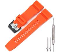 Quick Release Resin Rubber Watch Strap, 24mm Sport Replacement Band for Casio GA2200 GA-2200 GA2000 GA-2000, Men's Durable Waterproof Accessory (orange)