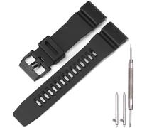 Quick Release Resin Rubber Watch Strap, 24mm Sport Replacement Band for Casio GA2200 GA-2200 GA2000 GA-2000, Men's Durable Waterproof Accessory (black)