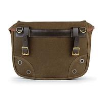 Quick-release saddlebag Fashional Motorcycle Bag Canva Saddlebag Tool Side Bags Waterproof Multi Pocket For Harley For Sportster XL 883(Brown)