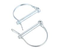 Quick Release Safety Lock Pin With D-Hook For Trailer Truck Bicycle Stroller Boat RV Coupler, M5 M6 M8 M9.5 Sizes 5pcs/2pcs(M8x60mm 2pcs)