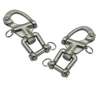 Quick Release Safety Shackles X2 (Large Small Horse Harness Snap Hook Carriage) (Large)
