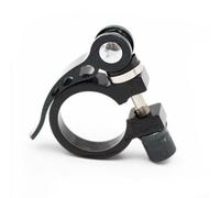 Quick Release Seatpost Clamp Aluminum Material Fits 27.2mm and 28.6mm Seatpost Diameters for Road Bikes Mountain Bikes and Hybrids (34.9 Silver)