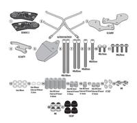 Quick Release Side Frame Kit Givi TR7708 for Soft Bags, KTM 890 D