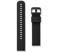Quick-Release Silicone Sport Watch Strap | 20 mm Black | Rubber Smatchwatch Band | Compatible with Garmin Approach Forerunner Venu Vivoactive & Vivomove Models (Black, 20mm)
