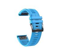 Quick Release Silicone Strap Fit For Garmin Descent G1 Solar/Epix Gen 2/Instinct 2/Forerunner 945/Approach 6200 S60(Blue,QuickFit 22mm)