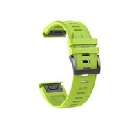 Quick Release Silicone Strap Fit For Garmin Descent G1 Solar/Epix Gen 2/Instinct 2/Forerunner 945/Approach 6200 S60(Green,QuickFit 22mm)