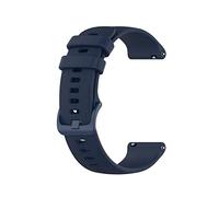 Quick-Release Silicone Watch Strap for Garmin Venu/Venu SQ/Venu 2 Plus/Venu SQ2/Vivomove 3/Luxe/Style/Forerunner 245/645/Vivoactive 3-20mm Width, Waterproof Sweatproof, Soft Lightweight