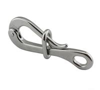 Quick Release Snap Hook, 100Mm Pelican Hook & Eye With Quick Release Link, Stainless Steel 316 Marine Boat, For Marine Security