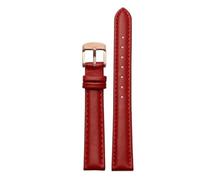 Quick Release Soft Cowhide Watchband Compatible With Casio Citizen Fossil Plain Watch Strap DW 12 14 16 18 20mm Ladies Bracelet Pink