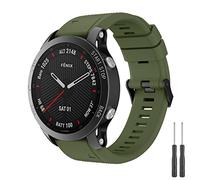 Quick Release Sport Band for Garmin Fenix 7 Strap/Forerunner 935 Strap, 22mm Silicone Breathable Replacement Wristbands for Garmin Fenix 7/6 Pro/Approach s60/s62/Forerunner 955/945/935