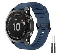 Quick Release Sport Band for Garmin Fenix 7 Strap/Forerunner 935 Strap, 22mm Silicone Breathable Replacement Wristbands for Garmin Fenix 7/6 Pro/Approach s60/s62/Forerunner 955/945/935