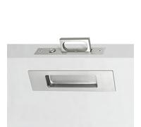 Quick Release Stainless Steel Pocket Handle Simple Setup for Modern Living Spaces Modern Interior Handle