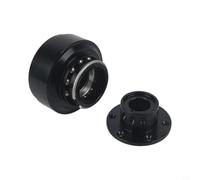 Quick Release Steering Wheel Adapter, For Racing Simulator, For MOZA R9/R16/R5 Direct Drive Base, Aluminum Alloy Design, Black/Red(Black)
