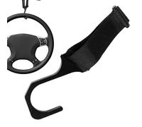 Quick Release Steering Wheel Hanger, Steering Wheel Hook | Secured Adjustable Steering Wheels,Car with Windshield Mount, Quick Release Steering Wheel Hook, Multipurpose Hook