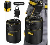 Quick-Release Tool Waist Pouch 3.5L, Heavy Duty 1680D Oxford Tool Belt Bag with Spring-Loaded Quick Access & Puncture-Resistant Pad for Electricians, Carpenters, Low-Voltage Technicians