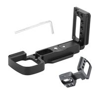 Quick Release Vlog L Plate Bracket Holder Hand For Grip For Sony A6000 A6100 A6300 A6400 Digital Camera For Arca For Swiss Tripod Head(Type-B Black)
