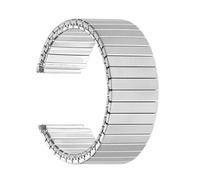 Quick-release Watch Band Stainless Steel Elastic Watch Band Unisex Compatible With 18mm 20mm 22mm Watches(Silver,20mm)