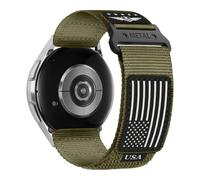 Quick Release Watch Bands for Samsung Galaxy Watch 7 6 5 4 FE Band 44mm 40mm/Watch 6 4 Classic 47mm 43mm 42mm 46mm/5 Pro 45mm/3 41mm 45mm Men,Fabric Nylon Strap for Garmin Vivoactive 5 4 3/Venu 2 3