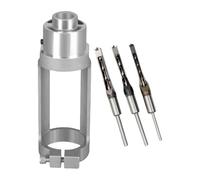 Quick Releases Boring Jig Attachment Sturdy Wood Drill Fixtures For Woodworking Tool Ensures Accurate Hole Drilling Accuracy Drilling Jig For Wood