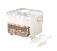 Quick Releases Ice Maker Tray for Cubes Delicate Refrigerator Organizers with Solid Designs Odor Proof Container