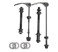 Quick Releases Skewer - Hollow Shaft Front Rear Set, Wheel Lock Rods Repair Wheel - Klemmfix Kit, Tool Equipment, Adjustable Ride Upgrade Component for the Road