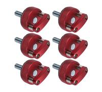 Quick Removal Thumb Screw/Fastener, D Ring Design Fit Steel Billet Aluminum Stainless Steel Hardtop Bolts for Wrangler JK JT 2007 to 2018 (Red)