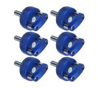 Quick Removal Thumb Screw/Fastener, D Ring Design Fit Steel Billet Aluminum Stainless Steel Hardtop Bolts for Wrangler JK JT 2007 to 2018 (Blue)