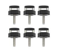 Quick Removal Thumb Screws 6 PCS Car Hardtop Bolts Aluminum Alloy Fasteners with D Ring