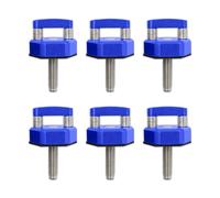 Quick Removal Thumb Screws 6 PCS Car Hardtop Bolts Aluminum Alloy Fasteners with D Ring
