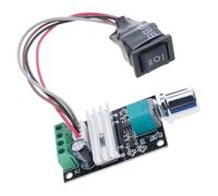 Quick Response PWM Motor Speed Controller Switch 6V 12V 24V 3A Forward Reverse Stop Knob Control PWM Motor Controller