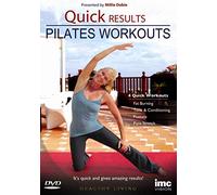 Quick Results Pilates Workouts - Millie Dobie - 4 Quick Pilates Workouts including Fat burning, Toning & Conditioning, Posture and Pure Stretch - Healthy Living Series [DVD]